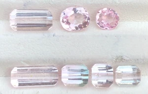 7.95 Carat Natural Faceted Cut Lite Pink Tourmaline Gemstone Origin Afghanistan - Picture 1 of 12