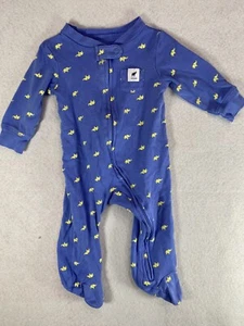 Carter's Toddler Boy 6 Months Elephant One Piece footed zip pajamas - Picture 1 of 10