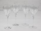 Set Of 4 Lenox FIRELIGHT Crystal Water Goblets/Wine Glasses 8" Stamped
