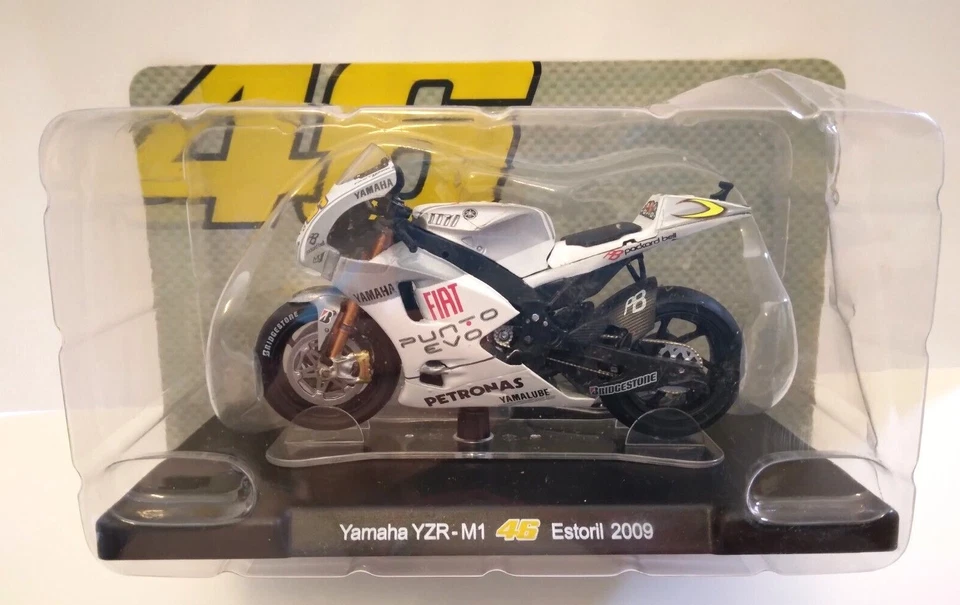 Moto Yamaha YZR-M1 Estoril 2009 - Valentino Rossi Skala 1/18 - Bild 1 von 1