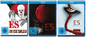 Stephen Kings Es 1+2+3 ( von 1990 + 2017 + Kapitel 2) # BLU-RAY-SET-NEU - Bild 1 von 4