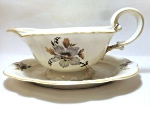 P.T. Bavaria Tirschenreuth Germany Antoinette Gavy boat repaired Vint. Scroll  - Picture 1 of 5