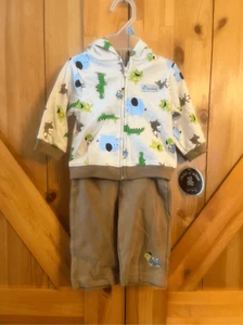 2 PC Carter's Child of Mine Baby boy Cardigan Outfit Set, Size 3/6M NWT (4423) - Picture 1 of 4