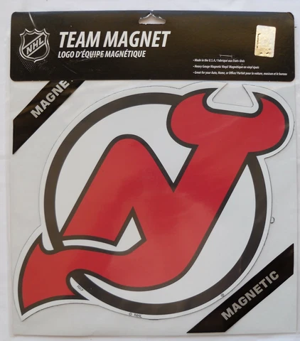 NHL New Jersey Devils Magnet 12" Wide Hockey Heavy Gauge Magnetic Vinyl Cover