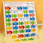 Education Kids Gifts Fishing Game Toys Alphabet Fishing Wood Toy Catching Games