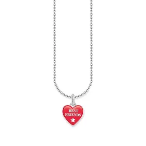 Thomas Sabo Gioiello Di Con Best Friends Ciondolo a Forma di Cuore Argento - Foto 1 di 2