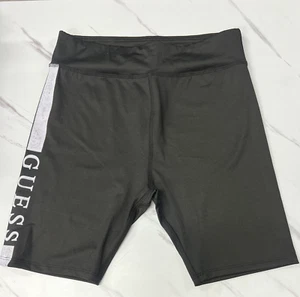 GUESS Damen Biker Shorts Logo Seitenstreifen High-Waist - Bild 1 von 2
