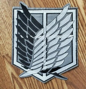 Attack on Titan Survey Corp Black Costume/Uniform Patch Jacket 8" - Picture 1 of 3