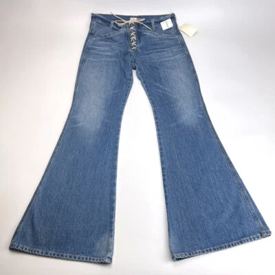 Citizens of Humanity Free People Sally Lace Up Flare Jeans Size 31 - Image 1 of 4