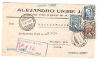 Colombia  Nice Registered Airmal Cover With Registered  Stamp  To Us 1927