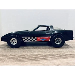 Vintage Strombecker Chevrolet Corvette Tootsietoy Plastic Car 11” - Black - Picture 1 of 12