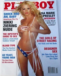 PLAYBOY 07/2003 NIKKI ZIERING Lisa Marie Presley MARKETA JANSKA Rachel Weisz NEW - Picture 1 of 6