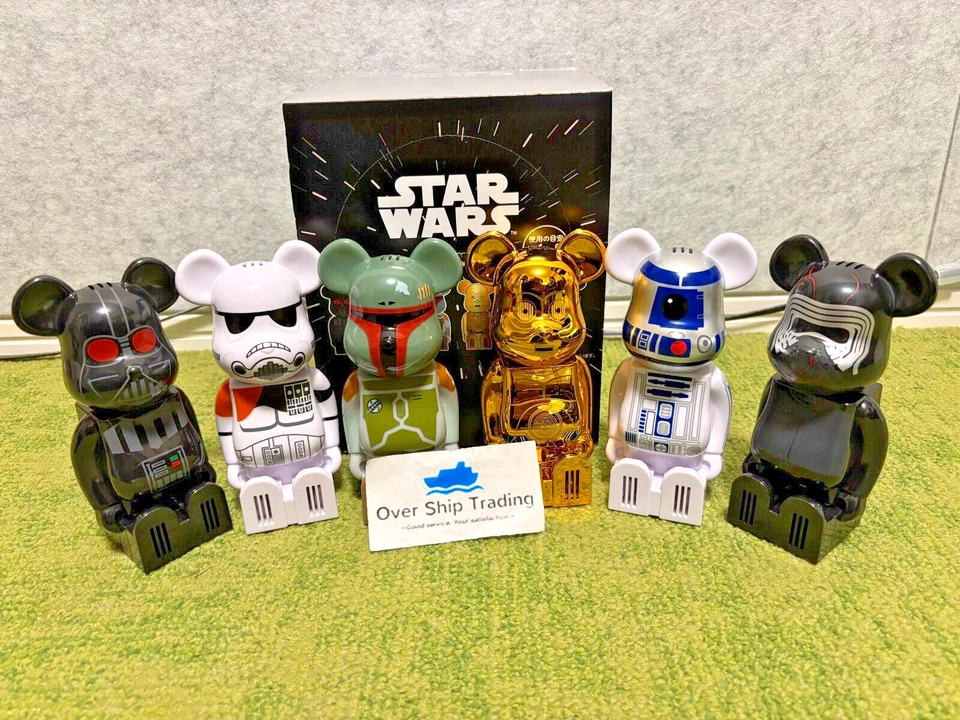 Juguete Medicom BE@RBRICK Cleverin Bearbrick Star Wars Juego de 6 piezas Competición Limitado Foto 1 de 4
