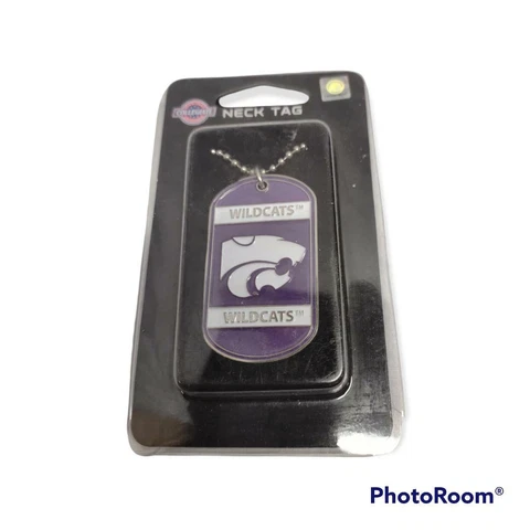 Kansas State Wildcats 17" dog tag Neck Tag Necklace Cover