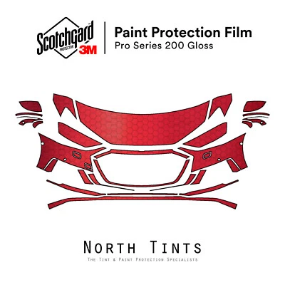 Audi S8 2020-2021 Serie 3M PRO Película de Protección de Pintura Precortada Sujetador Transparente Kit PPF Foto 1 de 4