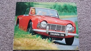 TRIUMPH TR4 SALES BROCHURE 1962 1963 - Picture 1 of 6