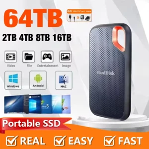 SSD Disco Rigido Hard Disk Esterno Portatile 1TB/2TB/4TB USB 3.1 Tipo C - Photo 1/13