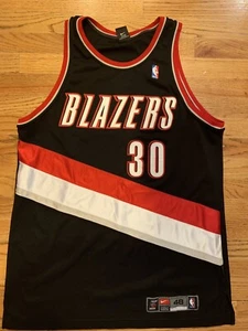 2001 NIKE AUTHENTIC GAME RASHEED WALLACE PORTLAND TRAIL BLAZERS JERSEY 48 XL EUC - Picture 1 of 5