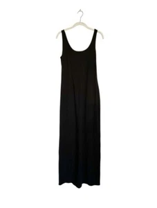 Express Women's Scoop Neck Sleeveless Tank Maxi Dress in Black - Sz M - New - Picture 1 of 5