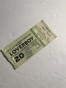 LOVERBOY Ticket Stub 20. Oktober 1983 Wichita Kansas Coliseum Britt Brown Arena - Bild 1 von 6