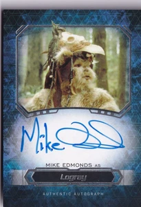 Star Wars 2016 Masterwork autograph card Mike Edmonds as Logrsy - Picture 1 of 2