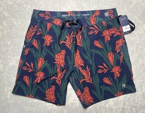 Roark Boatman 18" Boardshorts Forest Uomo Taglia 34 Nuovo con etichette RB344 $79 - Foto 1 di 6