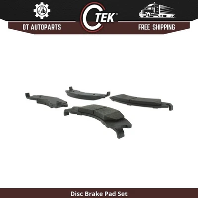 Para 2008-2011 Ford E-150 | Pastilhas de freio a disco traseiras centrais | Semi-metálicas - Imagem 1 de 3