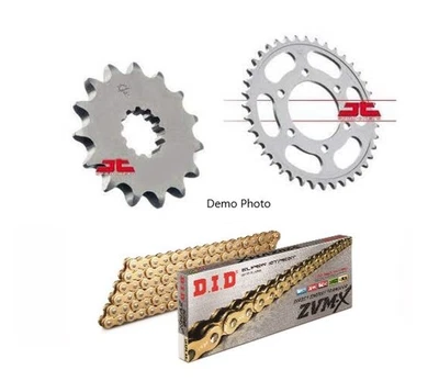 Se adapta a KTM 1290 SUPERDUKE 2014 - 2022 JT DID ZVMX ORO CADENA DE ALTA RESISTENCIA PIÑÓN Foto 1 de 3