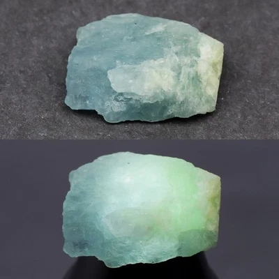 💎 Aguamarina azul verdoso natural áspera de 10,66 quilates - sin calefacción, piedra preciosa de Brasil Foto 1 de 4