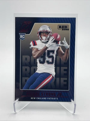 2022 Zenith #141 Pierre Strong Jr. RC (RED ZONE) - Image 1 of 2