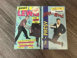 (2) JERRY LEWIS SEALED VHS MOVIE LOT THE PATSY & I AM WHAT I AM - Picture 1 of 2