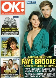 OK! 1274 8th February 2021 ELIZABETH OLSEN HOLLY WILLOUGHBY REBECCA LOOS - Picture 1 of 2