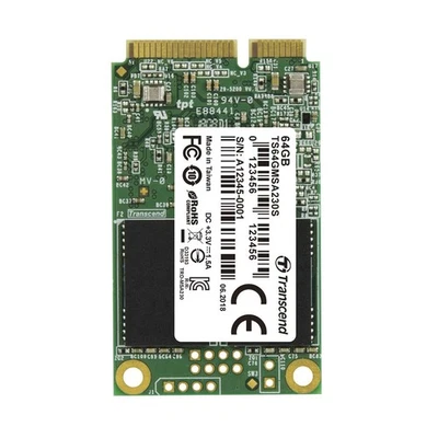 Transcend MSA230S 64 GB SATA III 6 Gb/s mSATA Internal Solid State Drive (SSD) 3 - Image 1 of 4