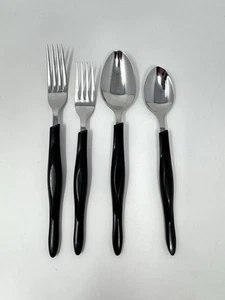 Set posate vintage Cutco classico manico marrone 4 posti 2 cucchiai - Foto 1 di 11