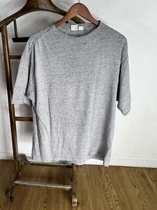 Vintage 90s Thrashed Levis Strauss Embroidered Gray T-Shirt Large - Picture 1 of 4