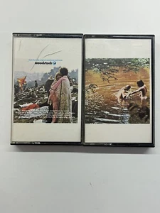 WOODSTOCK PART 1 & 2 - CASSETTE TAPES - MUSIC FROM THE ORIGINAL SOUNDTRACK - Picture 1 of 4