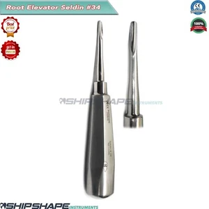 Seldin 34 Luxating Elevator | Dental Tooth Extraction Instrument | Surgical Tool - Picture 1 of 3