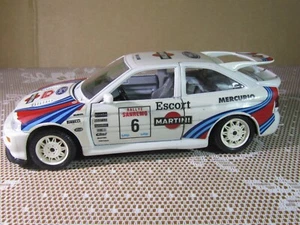 481Z Vintage Burago 543 Italy Ford Escort RS #6 San Remo Rally 1994 White 1:24 - Picture 1 of 16