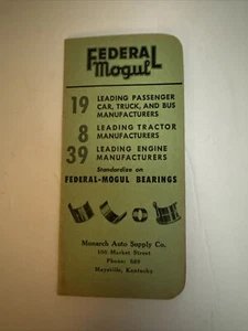 1948-49 Federal Mogul Pocket Notebook (No. 3) - Picture 1 of 4