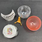 DISNEY TOMY YUJIN Minnie Mouse Mini Saucer Plate with Stand Japan Gachapon