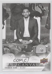 2022-23 Upper Deck Series 2 UD Canvas Black & White Evander Kane #C152