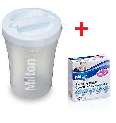 Milton Solo Single Microwave Steam And Cold Water Travel Baby Bottle Steriliser • 12.99£