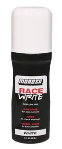 Moroso 35581 Drag Racing Window Dial-in Marker Wht 3.5oz Lexan Tires Wheelie Bar