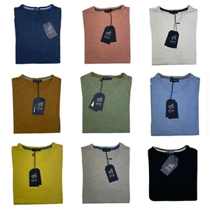 T Shirt uomo manica corta  made in Italy  cotone saldi Sconto-50% - Picture 1 of 20