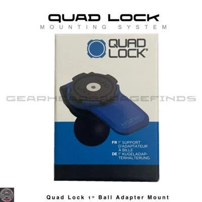QUAD LOCK Phone Motorcycle Ball Mount NEW - Image 1 of 4