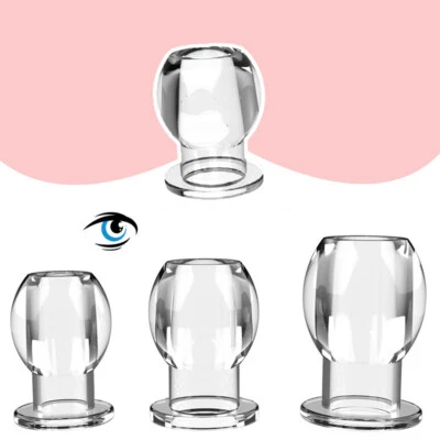 ZEROSKY Sex-Hollow-Anal-Butt-Plug-Dilator-Anus-Vaginal-Dildo-Enema-Clean-Probe-Speculum