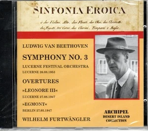 BEETHOVEN - SYMPH NO 3 - OVERTURES - FURTWANGLER - 1953 - LUCERNE - Picture 1 of 2