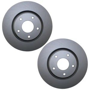 x2 DuraGo Titanium FRONT Brake Disc Rotor Set For Nissan 2007-2023 SEDAN Altima - Picture 1 of 7