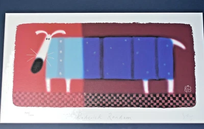 LITOGRAFÍA ALEATORIA GOVINDER NAZRAN RODERICK EDICIÓN LIMITADA IMPRESIÓN FIRMADA Foto 1 de 4