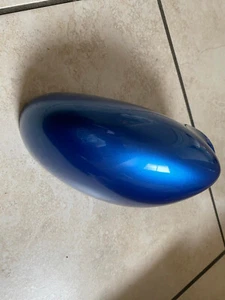 Genuine BMW E46 M3 estoril blue wing mirror case casing passenger n/s nearside - Picture 1 of 4